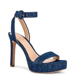 Veronica Beard Darcelle denim heel